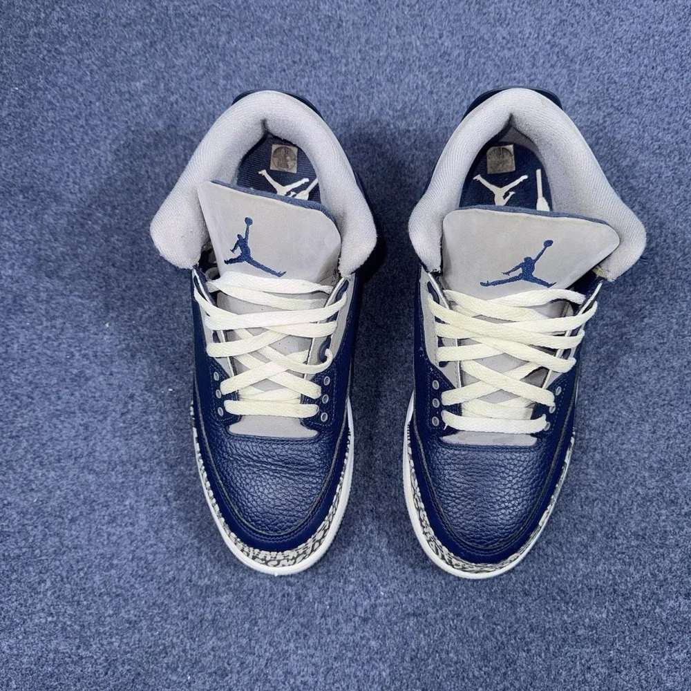 Size 10 - Worn Air Jordan 3 Retro Georgetown Men's No Box Preowned CT8532-401